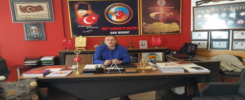 GÜÇ BİRLİĞİ PARTİSİ GENEL BAŞKANI KARNAP `TAN KAMUOYUNA DUYURU