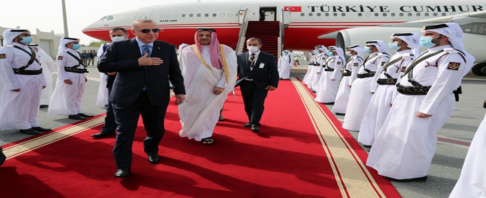 Cumhurbaşkanı Recep Tayyip Erdoğan, Katar’da