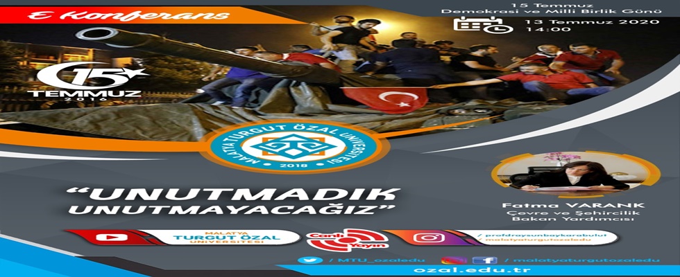 Rektör Karabulut “15 Temmuz ruhuna sahip çıkacağız”