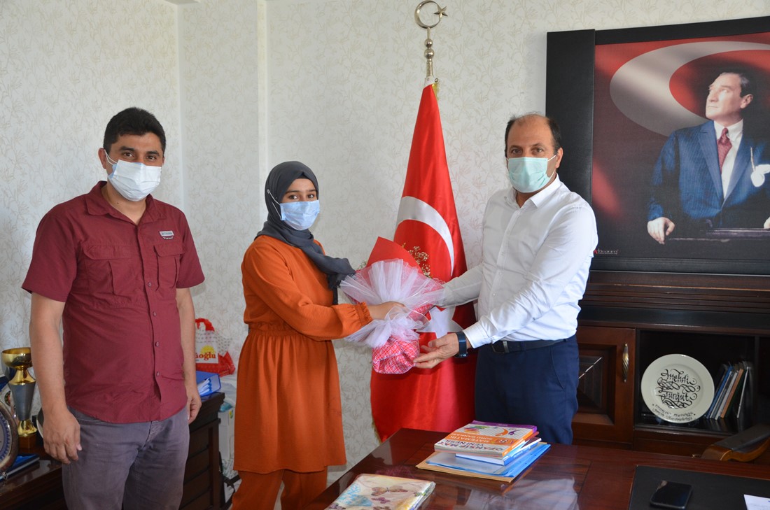 Hüseyin Kıran `dan Müd. Turğut` a Hayırlı olsun Ziyareti