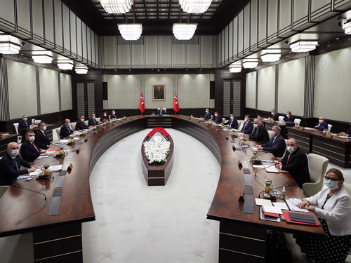 Cumhurbaşkanlığı Kabinesi, Cumhurbaşkanı Erdoğan başkanlığında toplandı