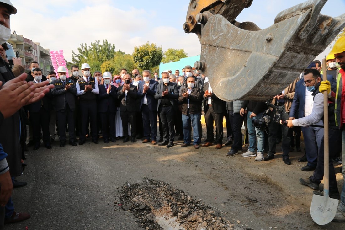 Başkan Kuş’un söz verdiği doğalgaz için, ilk kazma vuruldu