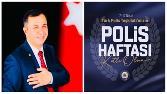 US-SEN GENEL BAŞKANI BEKİR AYAZ`DAN 10 NİSAN POLİS HAFTASI MESAJI