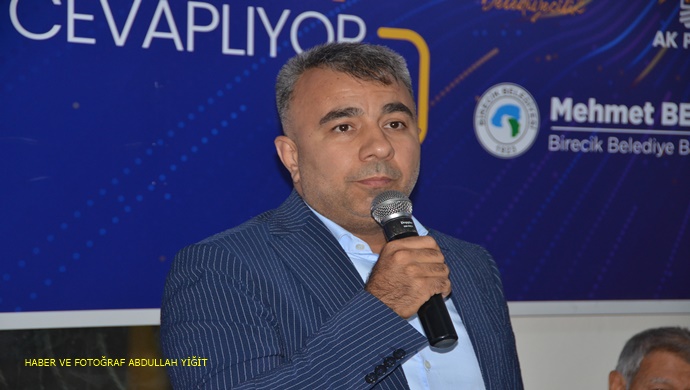 AK PARTİ BİRECİK İLÇE BAŞKANI EROL ERGİN AÇILAN `DAN 24 TEMMUZ GAZETECİLER VE BASIN BAYRAMI MESAJI