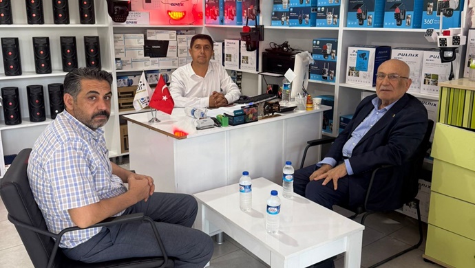BAŞKAN SADETTİN BİLGİN`DEN ÖMER DEMİR `E HAYIRLI OLSUN ZİYARETİ