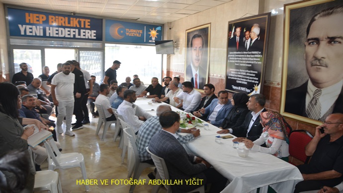 AK PARTİ ŞANLIURFA MİLLETVEKİLİ CEVAHİR ASUMAN YAZMACI `DAN AK PARTİ BİRECİK İLÇE BAŞKANI EROL ERGİN AÇILAN `A ZİYARET