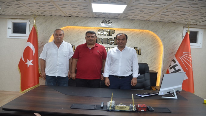 İBRAHİM İPEK `TEN CHP BİRECİK İLÇE BAŞKANI HASAN KURT `A ZİYARET