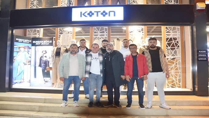 Mehmet Ali Şahin`den Koton Birecik Bayisi Yönetim Kurulu Başkanı İbrahim Halil Karakan`a Ziyaret