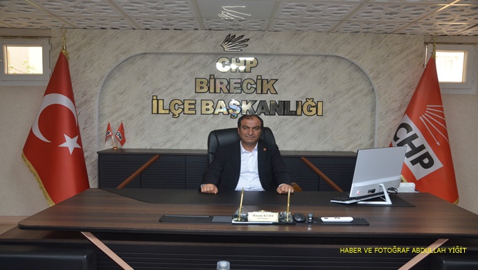 CHP BİRECİK İLÇE BAŞKANI HASAN KURT `TAN MİRAÇ KANDİLİ MESAJI